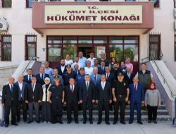Mersin Valisi Atilla Toros Mut Organize Sanayii bölgesi müteşebbis heyet toplantısına katıldı